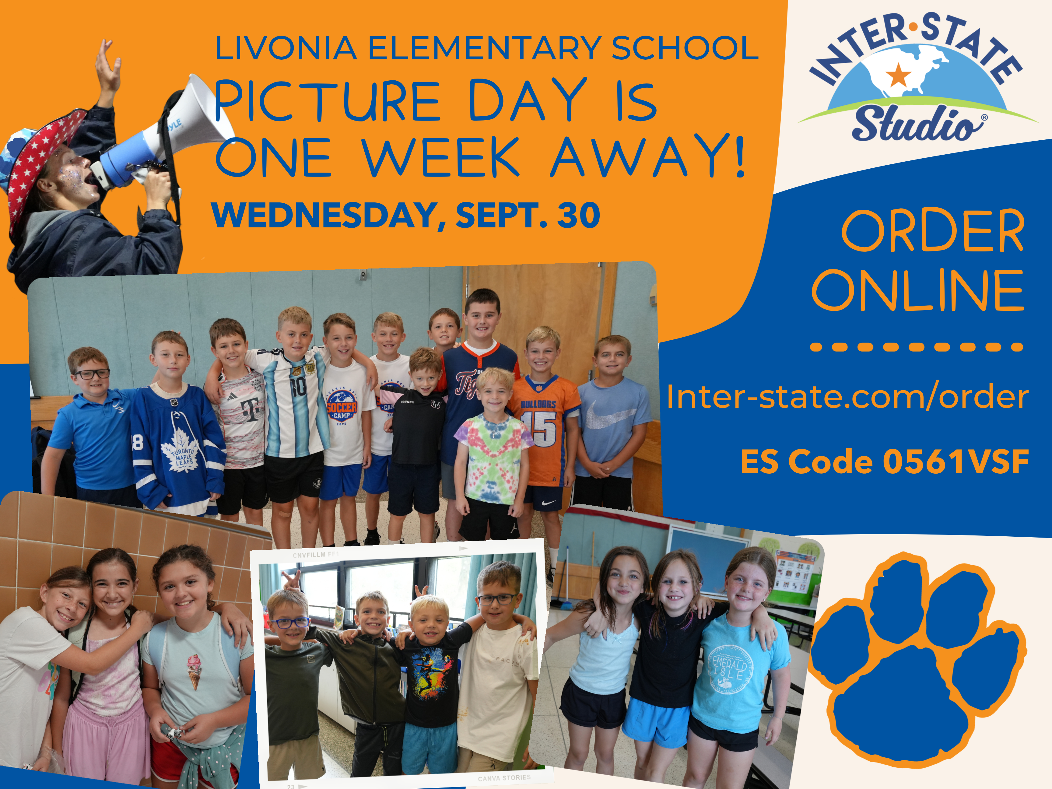 Elementary Picture Day is one week away!