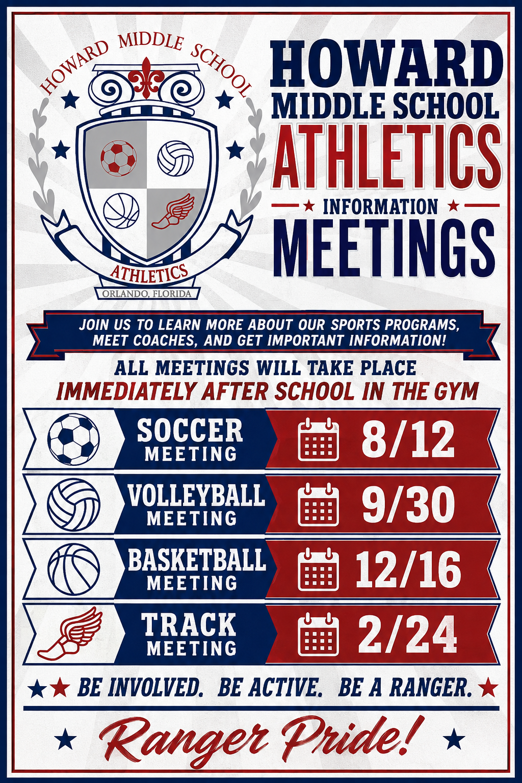 Interested in trying out for a sport at Howard?