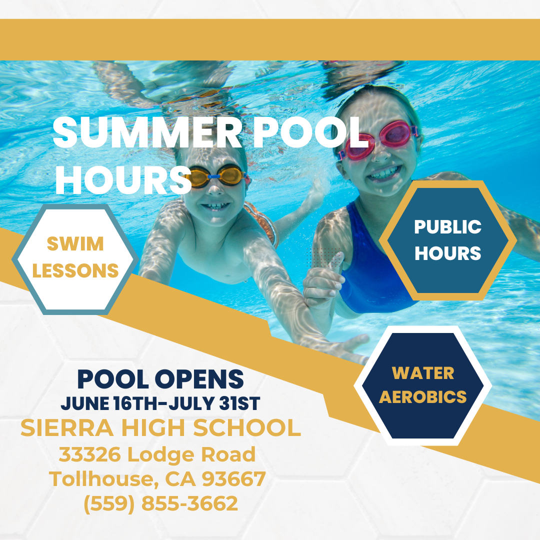 Dive into summer! Sierra High Summer Pool Hours are officially back for the 2026 season starting June 16! 