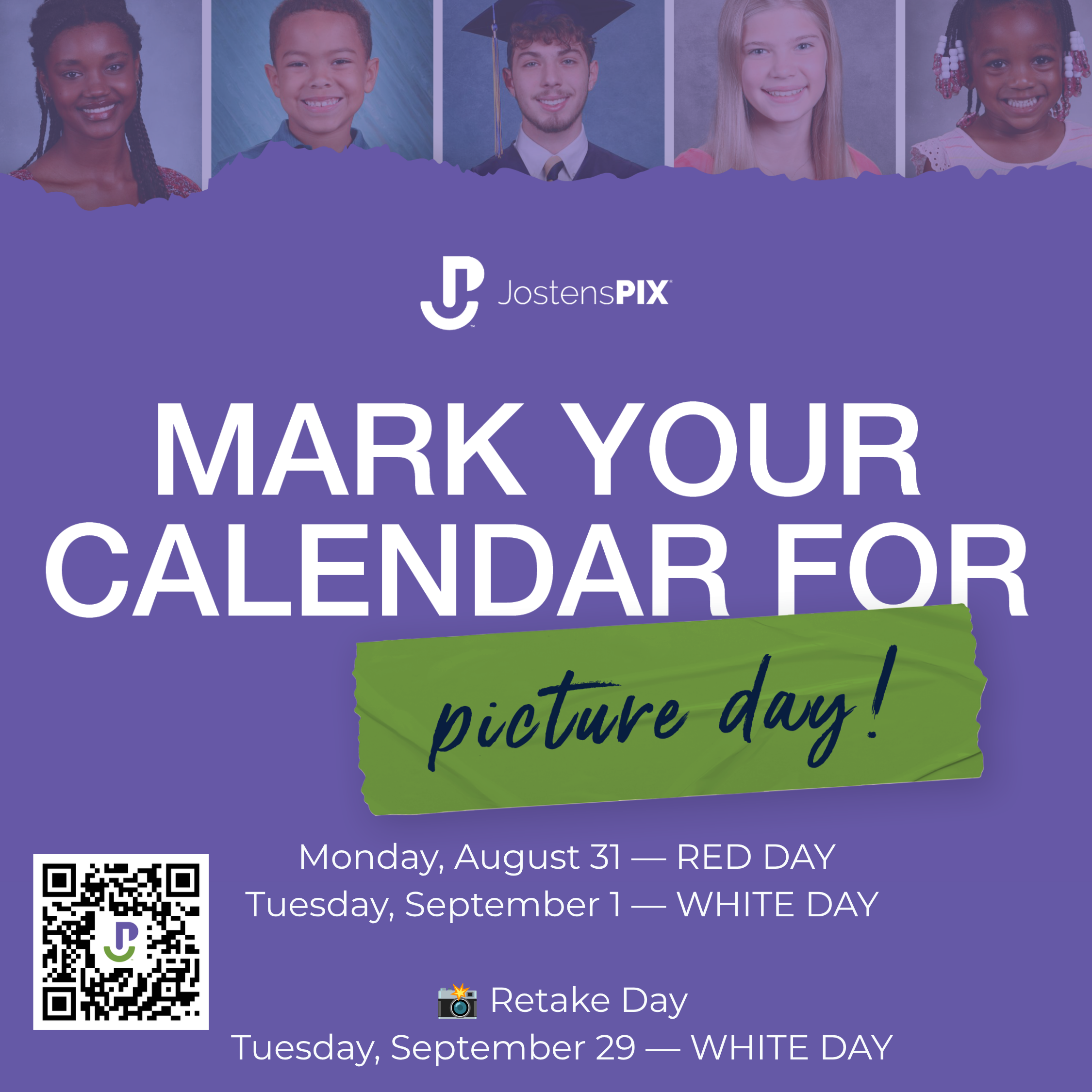 Picture Day - Aug 31 & Sept 1