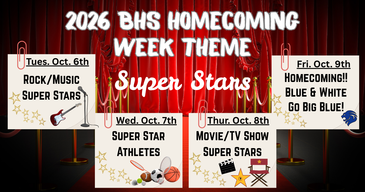 2026 BHS HOMECOMING WEEK