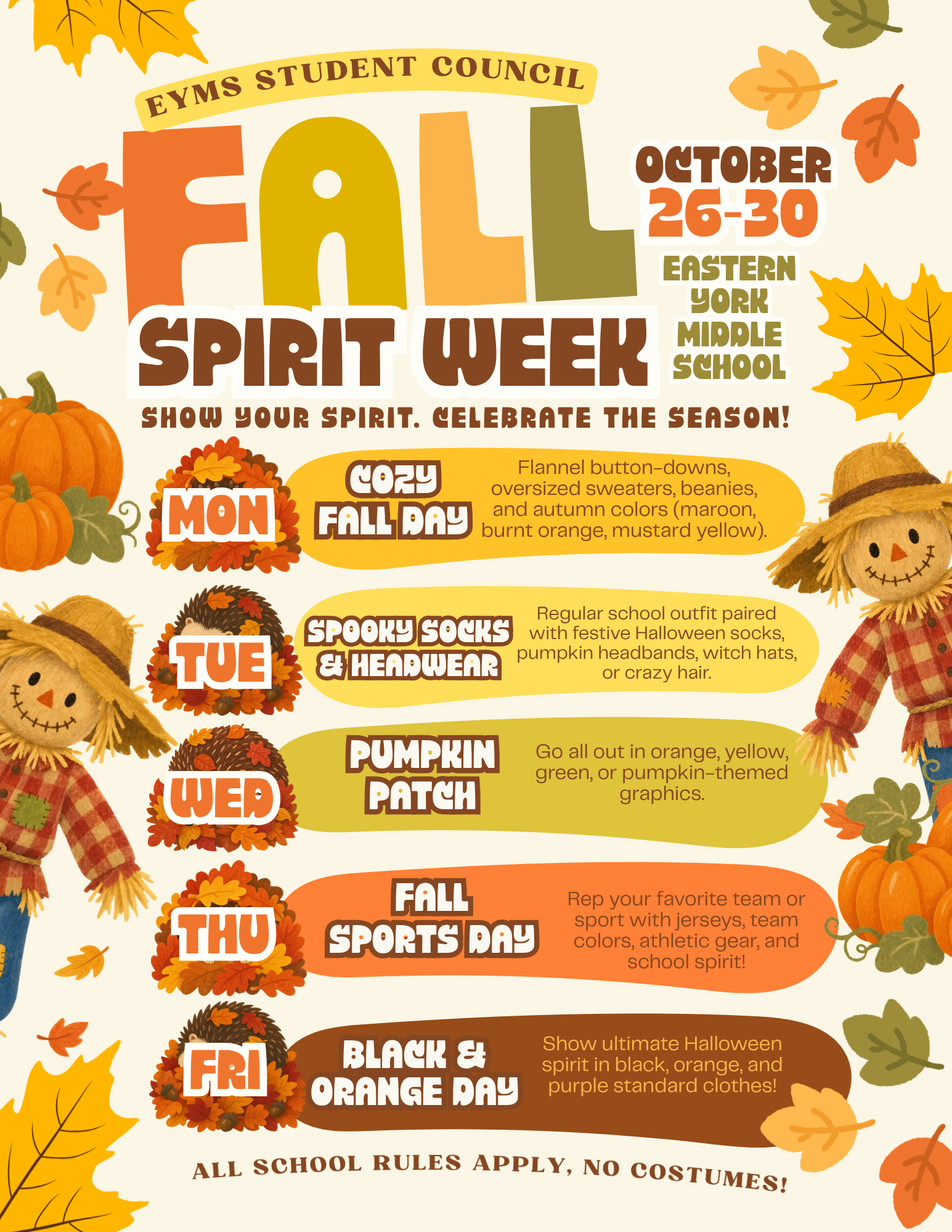 Fall Spirit Week