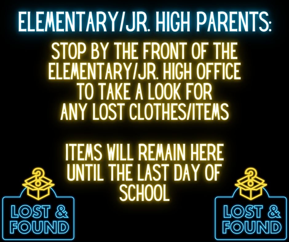 Elementary/Jr. High Lost & Found