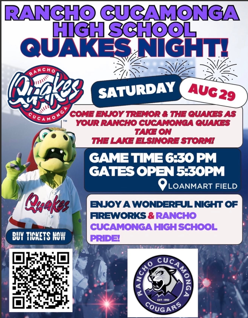 Join us for Quakes Night on Saturday