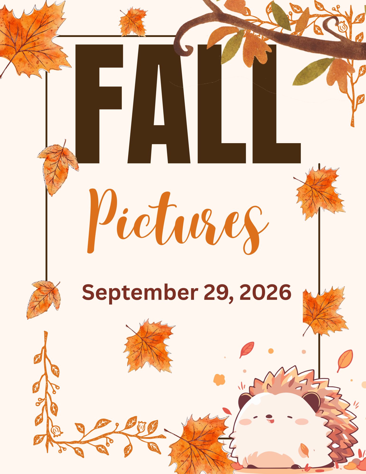 Fall Pictures 9/29/2026