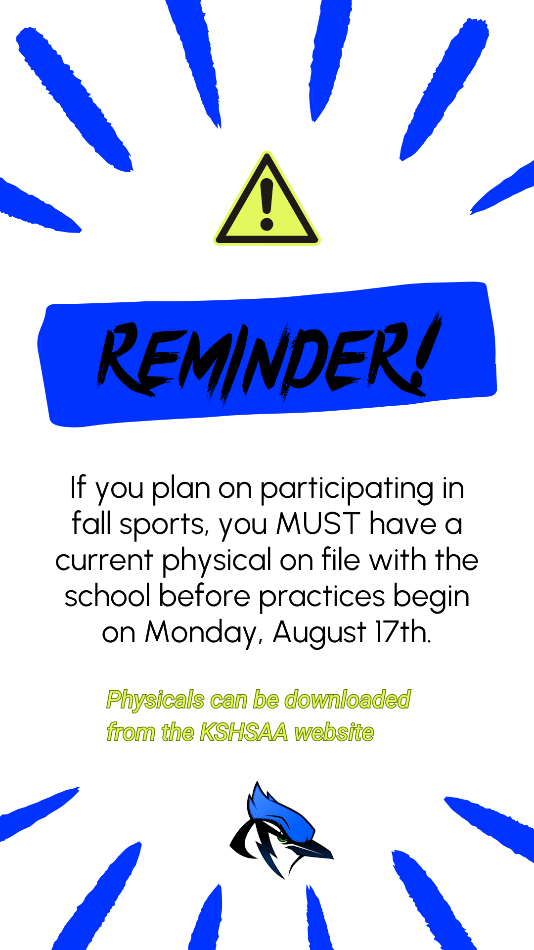 Physical required for practice