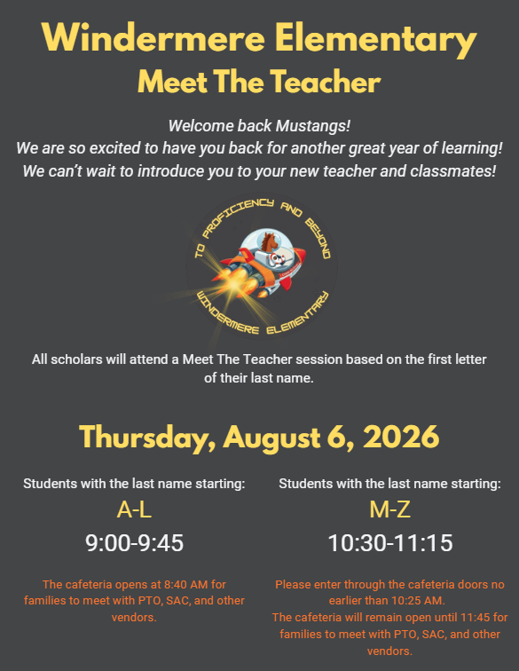 2026-2027 Meet The Teacher