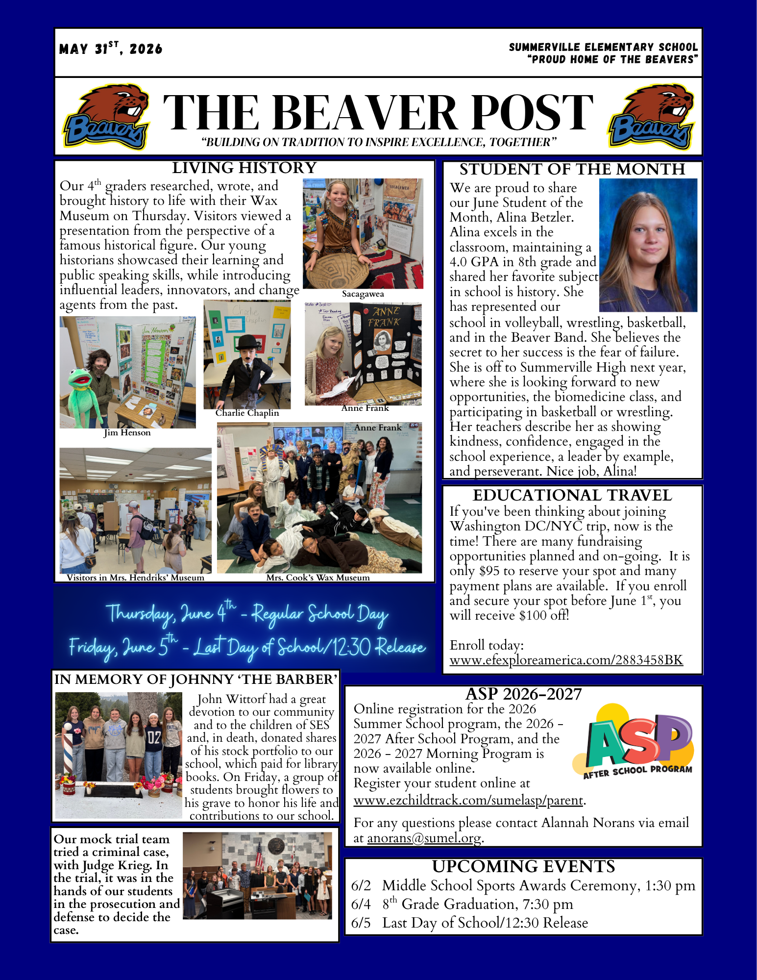 The Beaver Post - May 31st, 2026