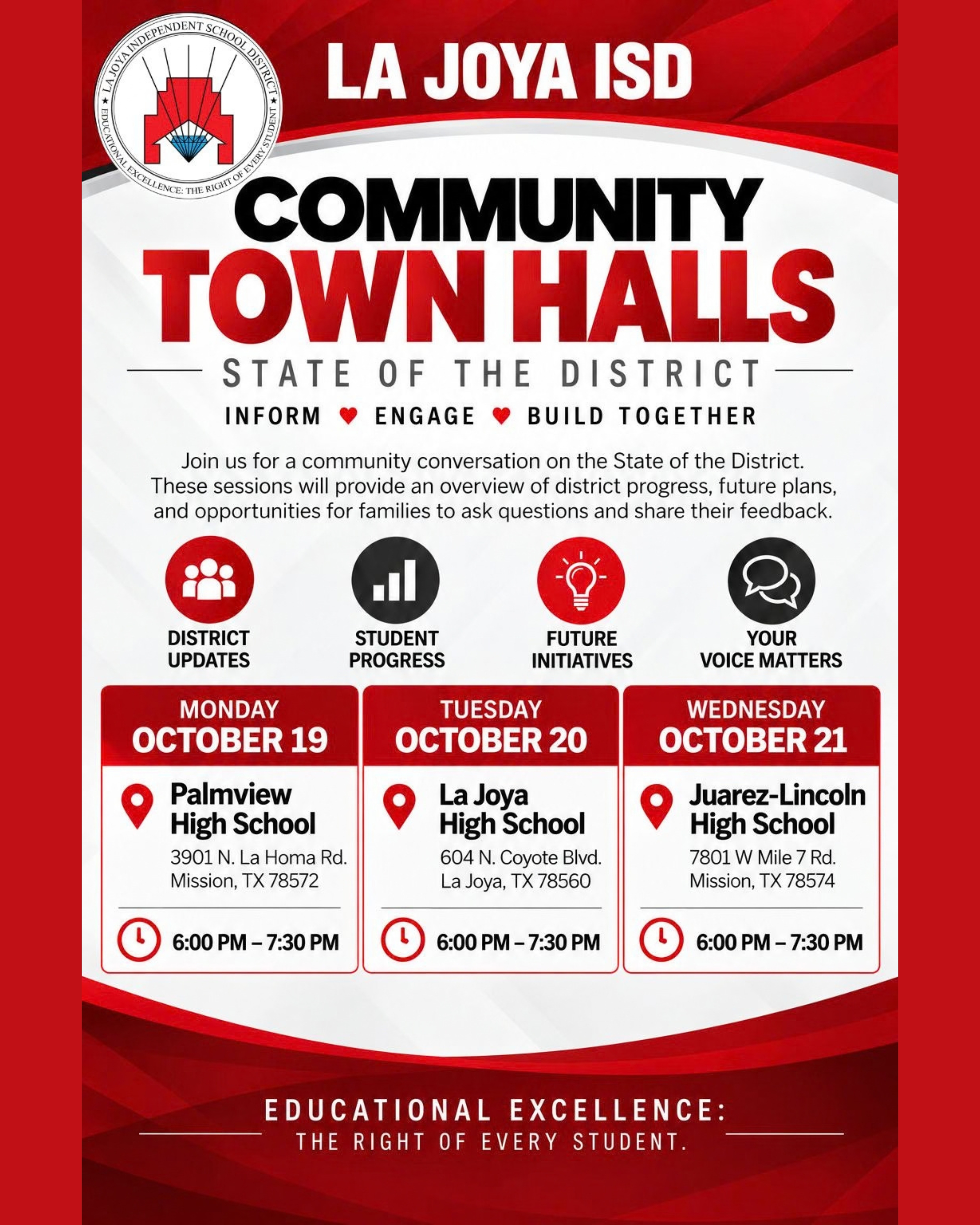 📣❤️ TODAY IS THE DAY, LA JOYA ISD! 🗣️✨