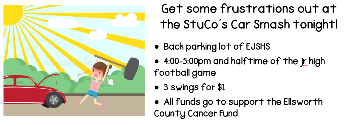 StuCo's Car Smash - Tonight - October 8th