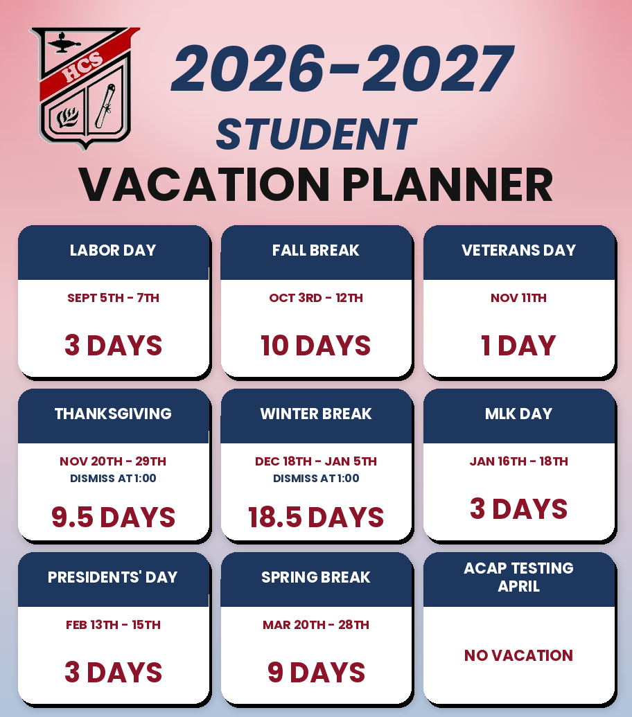 Student Vacation Planner