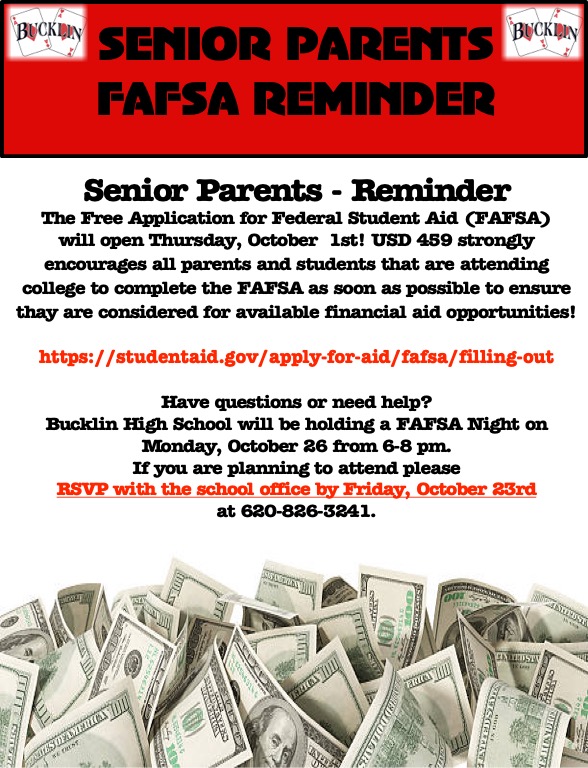 Announcements Friday, October 23rd: 