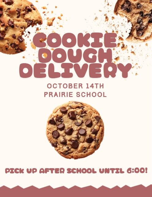 COOKIE DOUGH PICK UP TODAY, 10/14/26