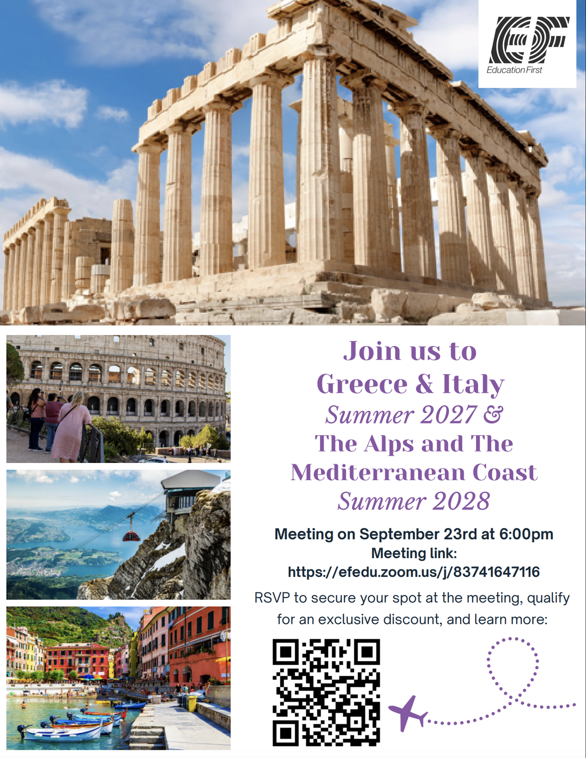 Travel Opportunities for Mission Hills Students: Greece, Italy & Beyond!