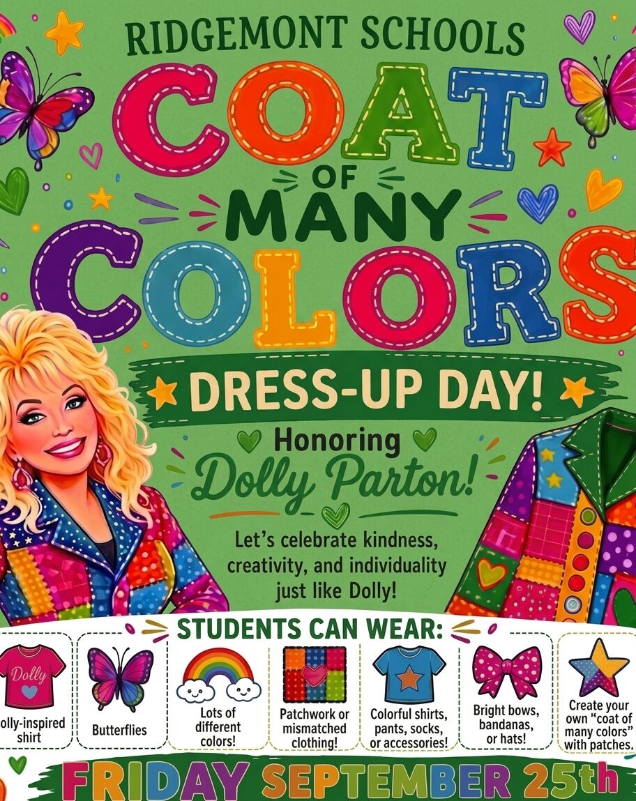 Let's Celebrate Dolly and The Coat of Many Colors on 9/25
