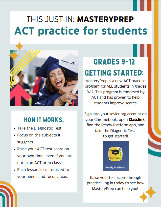 Mastery Prep: ACT practice available! 