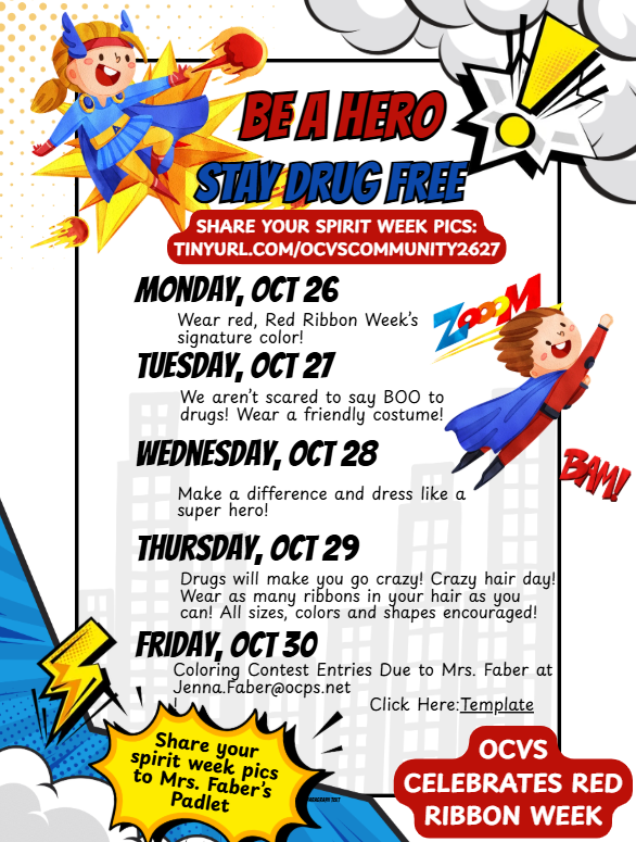 Red Ribbon Week is Next Week!