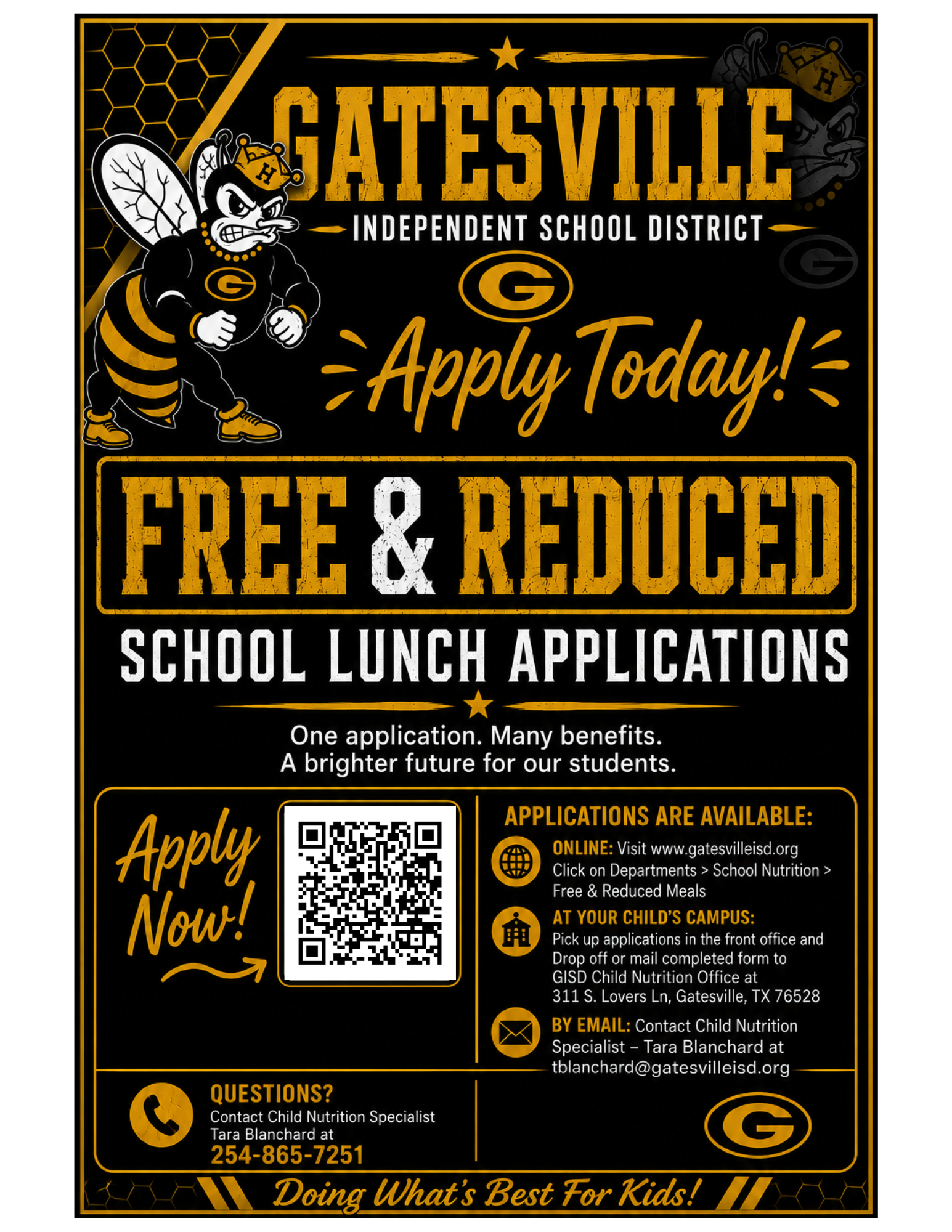 Free & Reduced Lunch Applications