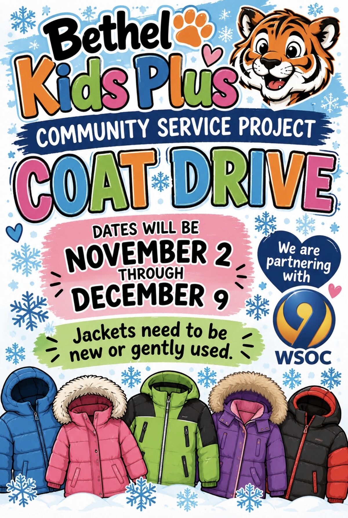Bethel Elementary's Kids Plus Community Service Project