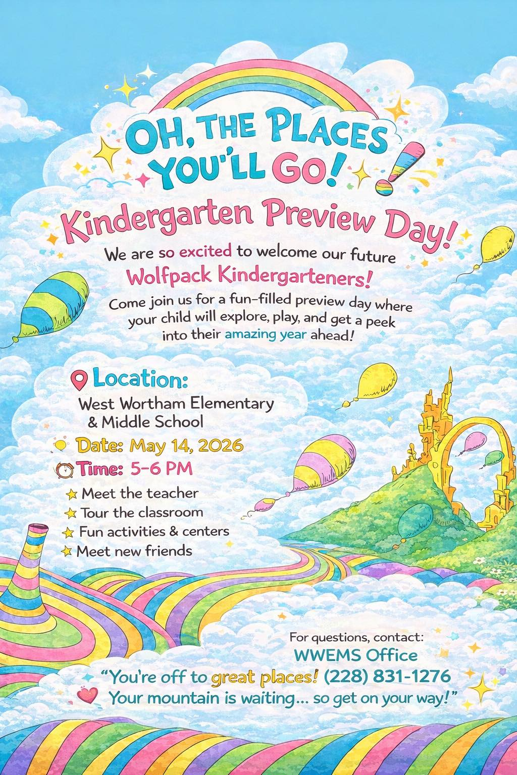 Reminder: Kindergarten Preview Day @ 5:00pm Tonight!
