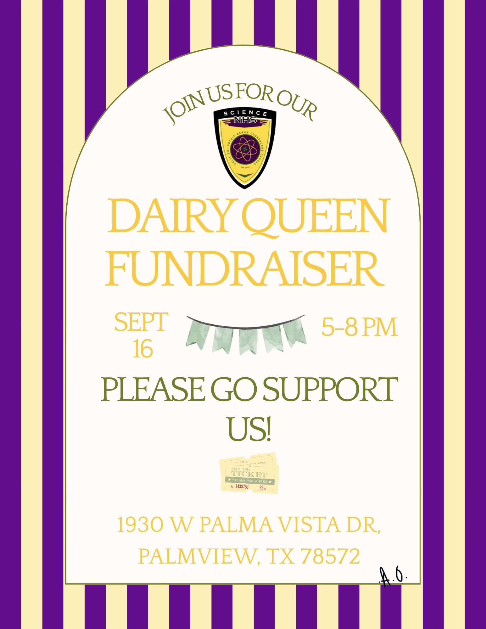 🔬🍦 Support Our Science National Honor Society!