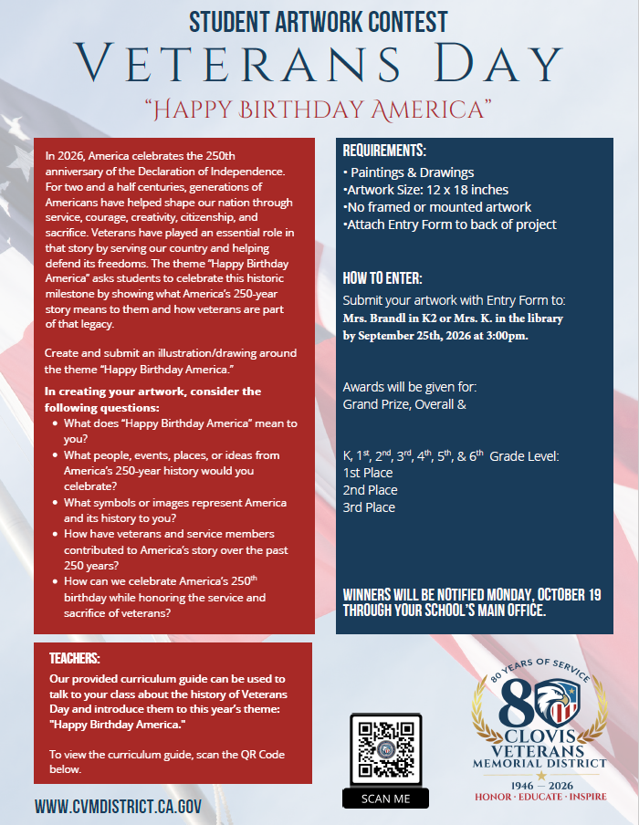 Veterans Day Art Contest