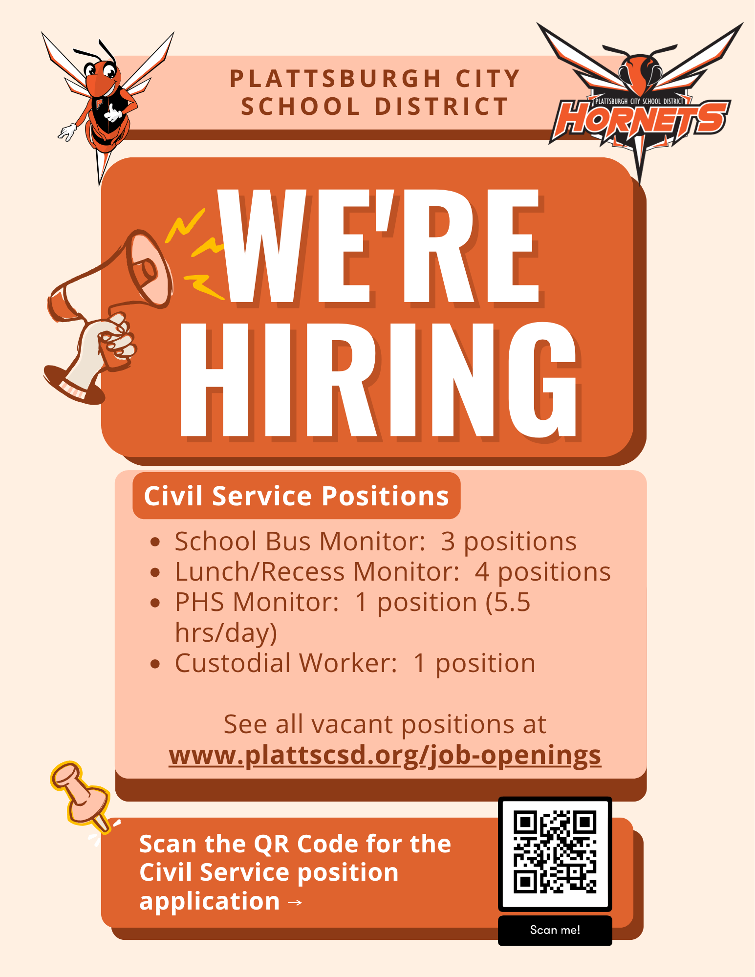 NOW HIRING