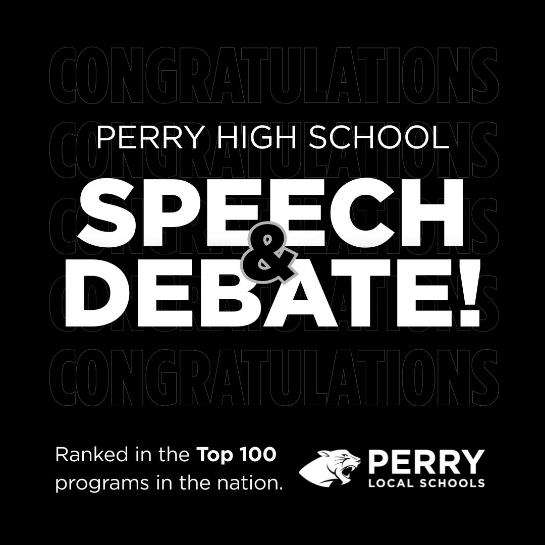 Perry High School Speech and Debate Named Among Top 100 Programs in the Nation