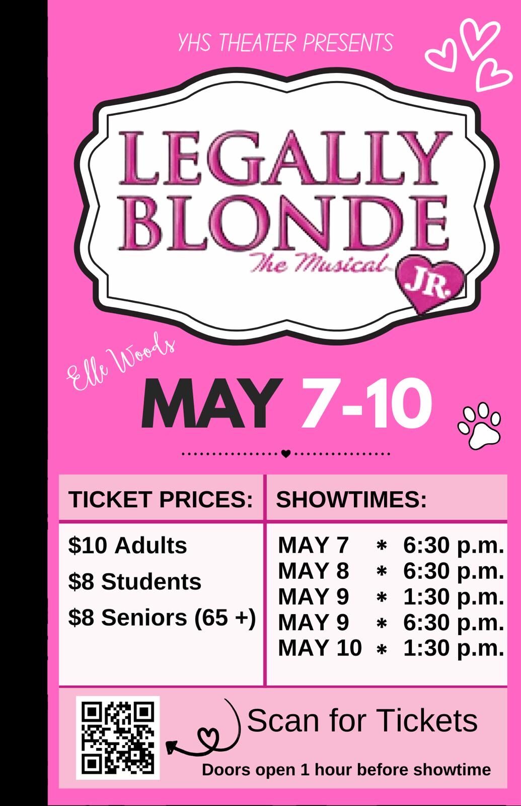 YHS Theater Presents... ⚖Legally Blonde Jr., the Musical 🎶