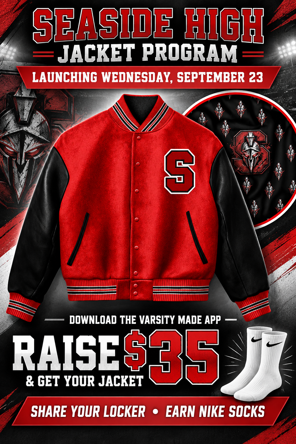 Letterman Jacket Launch Sept 23th 
