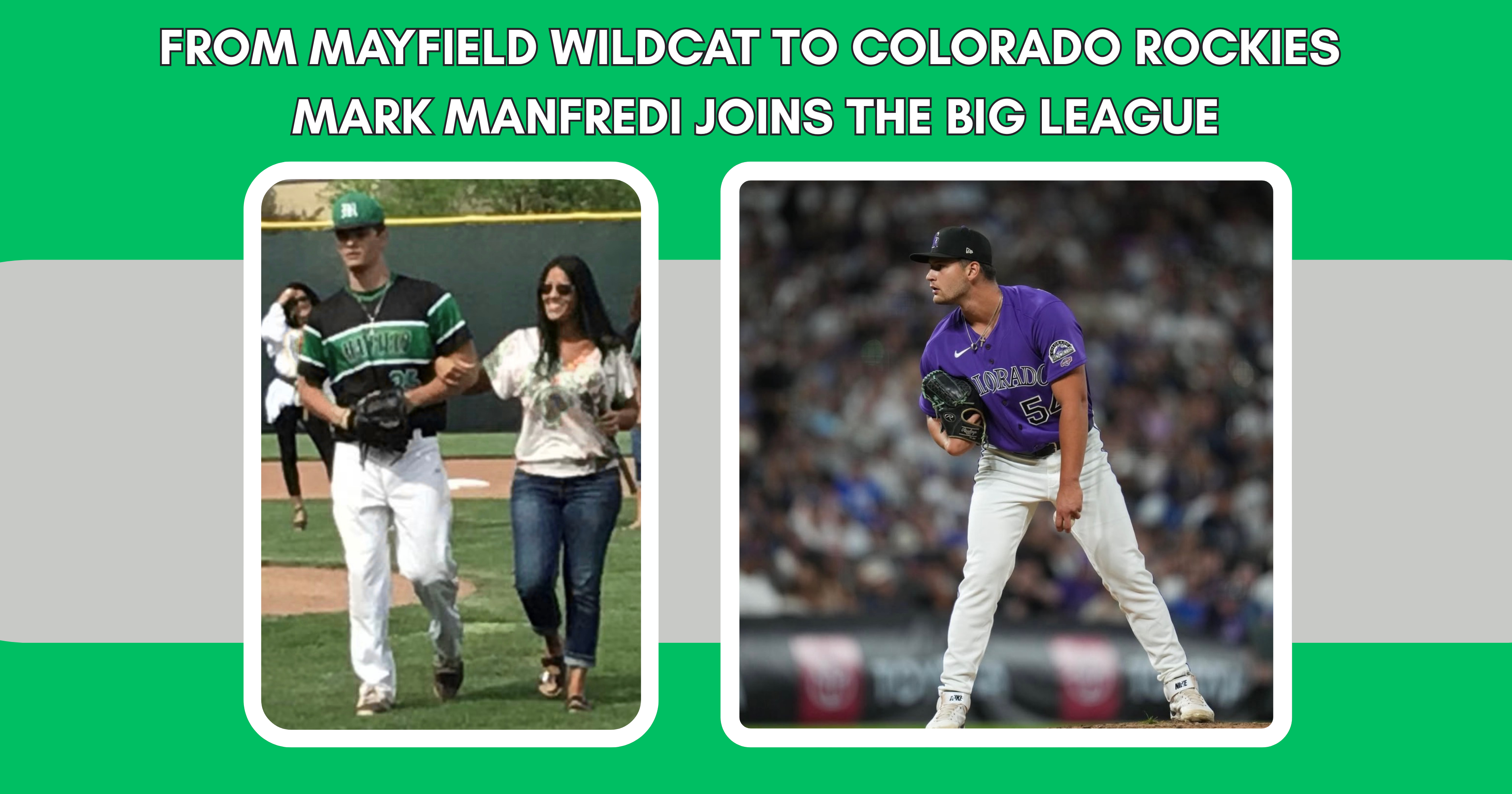 From Mayfield Wildcat to Colorado Rockies, Mark Manfredi joins the Big League 