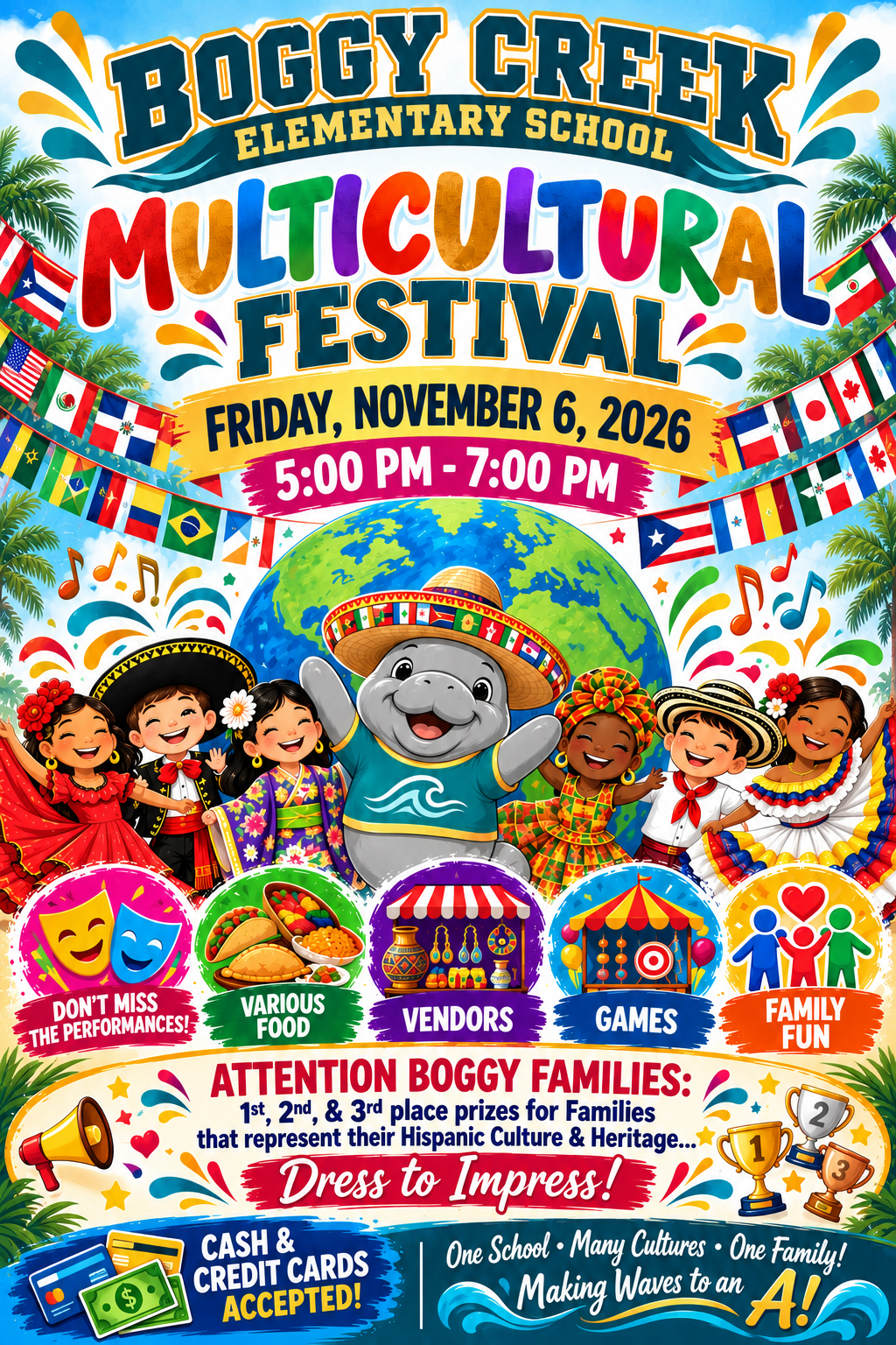 🌎🎉 Boggy Creek Families—You're Invited! 🎉🌎