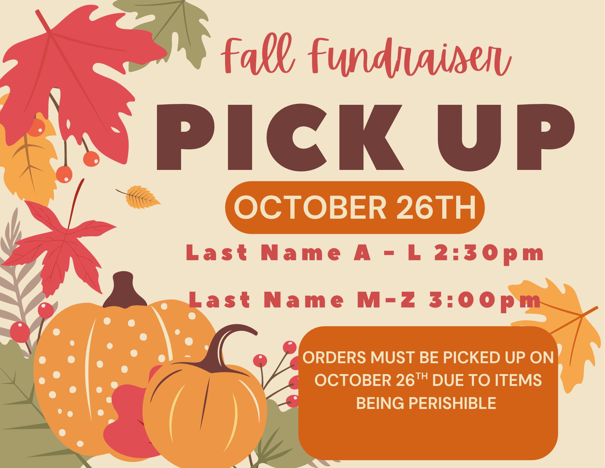 Fundraiser Flyer
