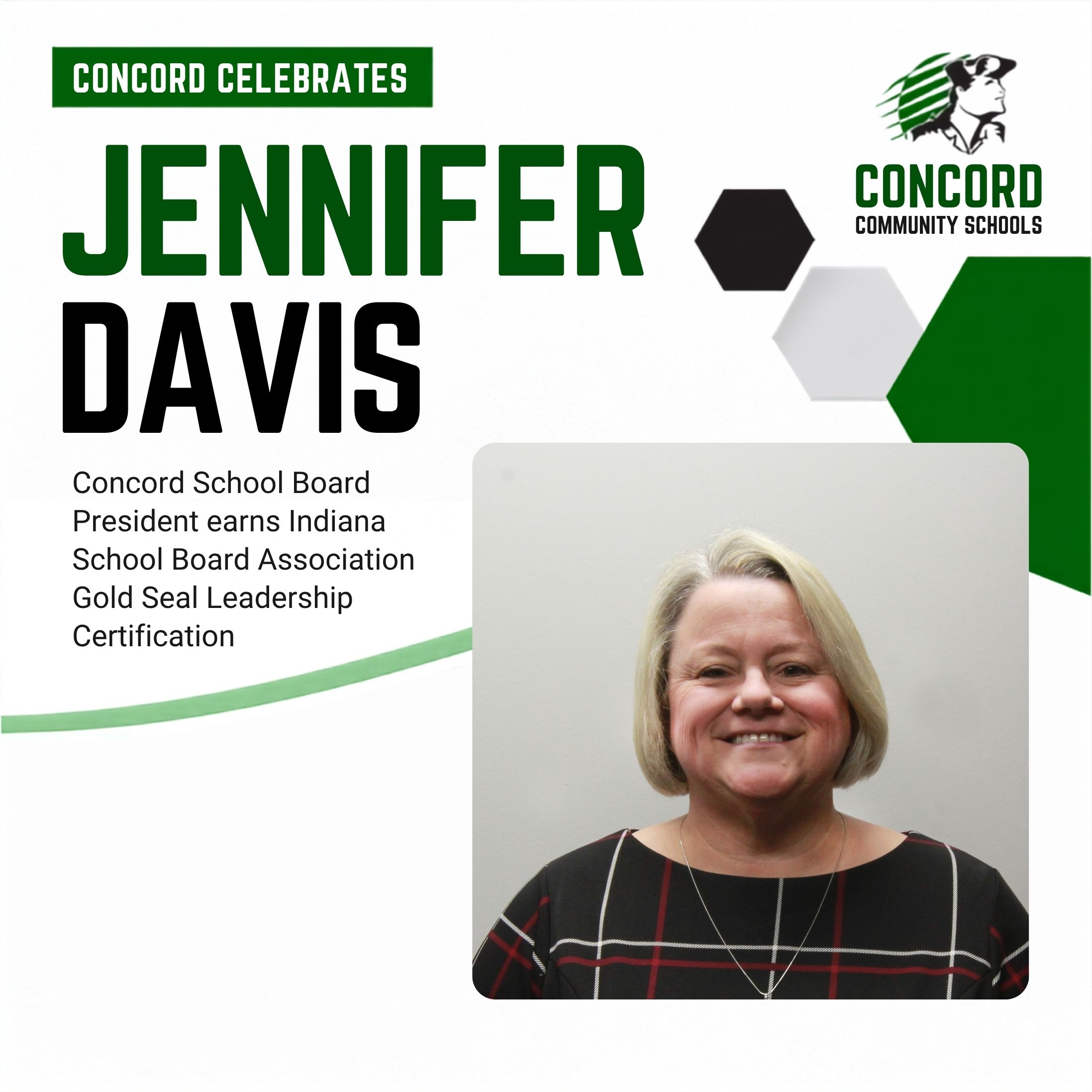 School Board President Jennifer Davis Earns Gold Seal Leadership Certification