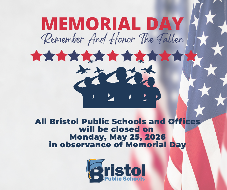 Friendly Reminder - No School on Monday, May 25, 2026 - Memorial Day