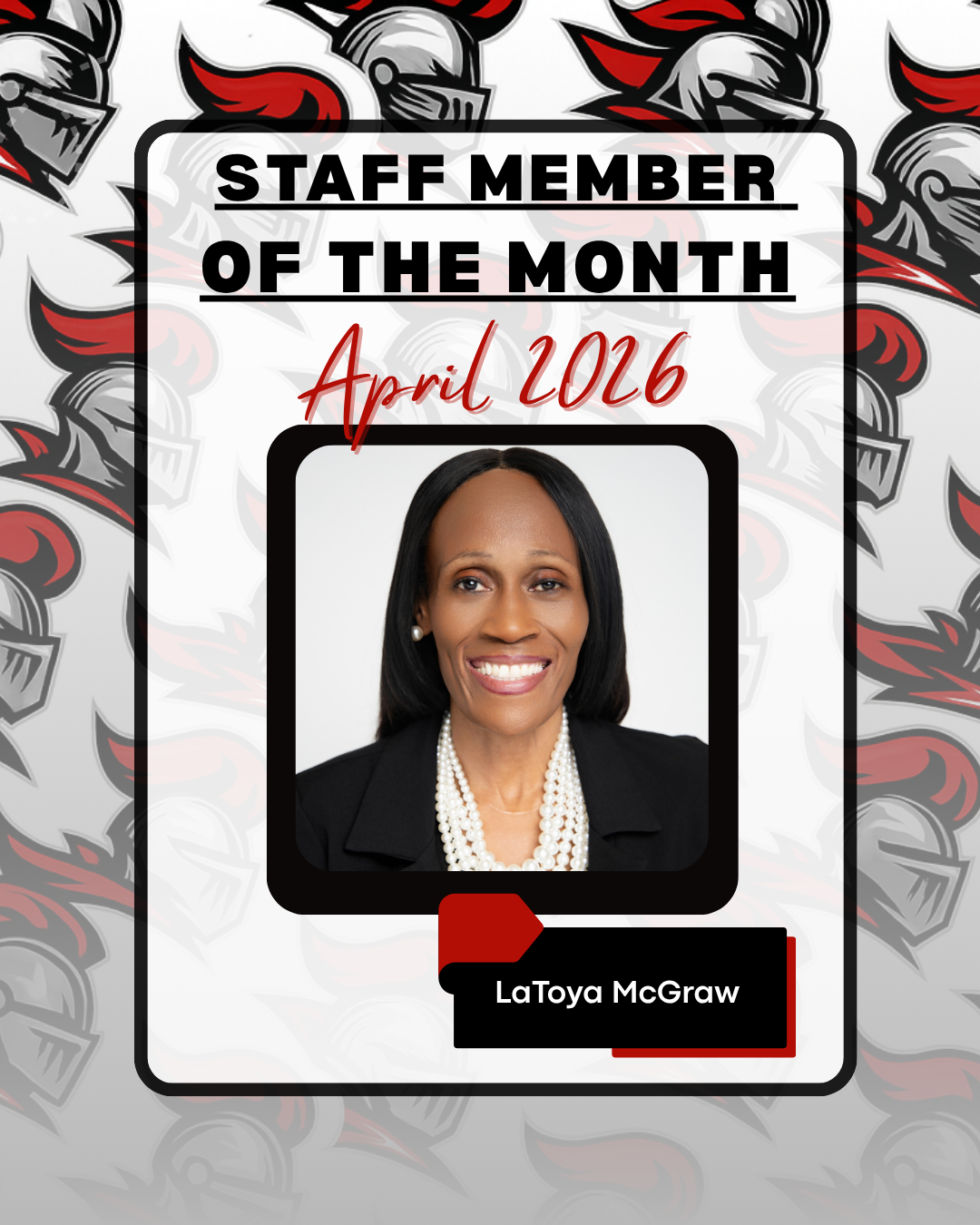 April Staff of the Month! 🎉