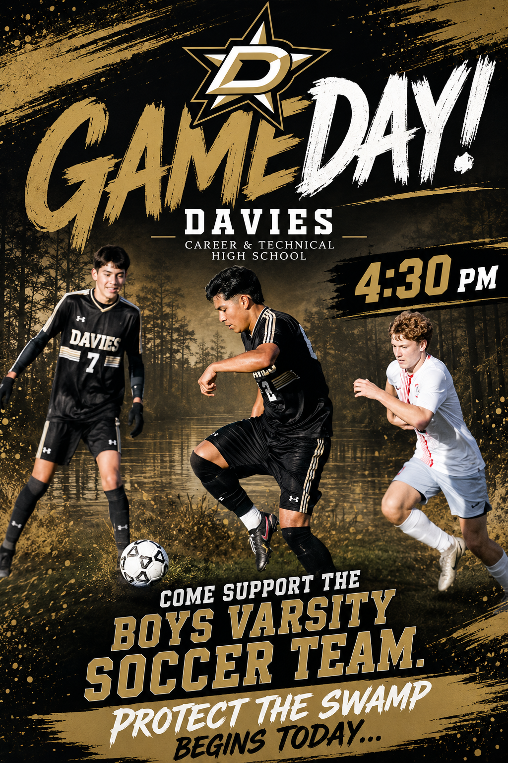 GAME DAY! 📣 Boys Soccer vs Toll Gate! 4:30pm