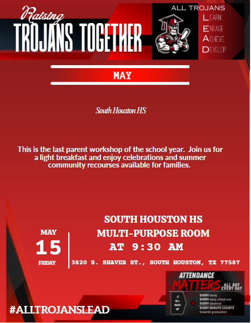 Raising Trojans Together May Workshop