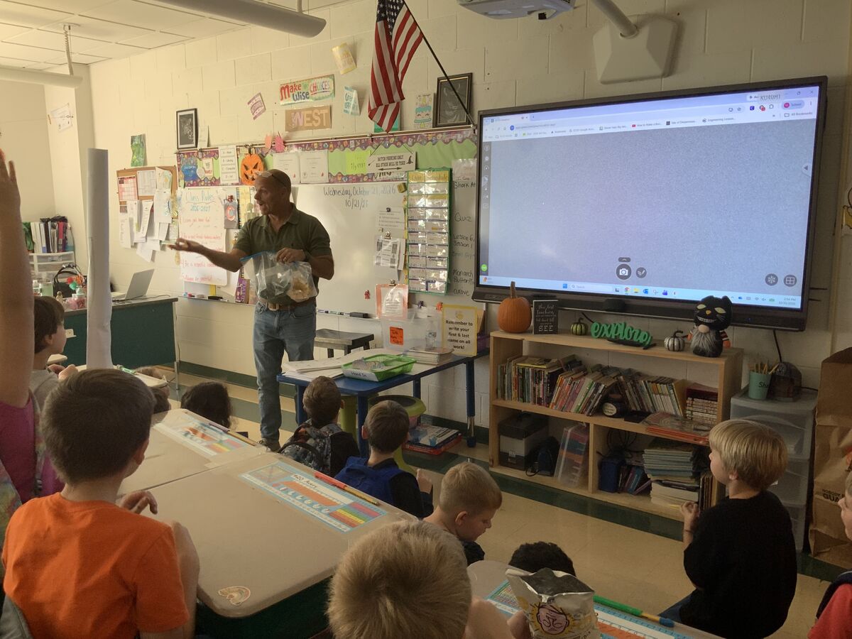 Explorers Club Guest Visit - Mr. Pudney!