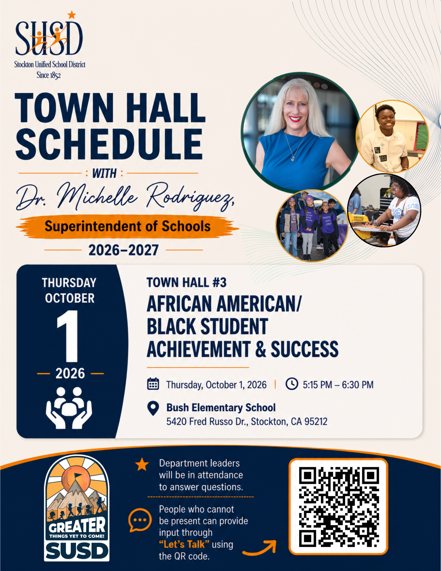 📣 SUSD Town Hall #3 – Join Us Tomorrow!