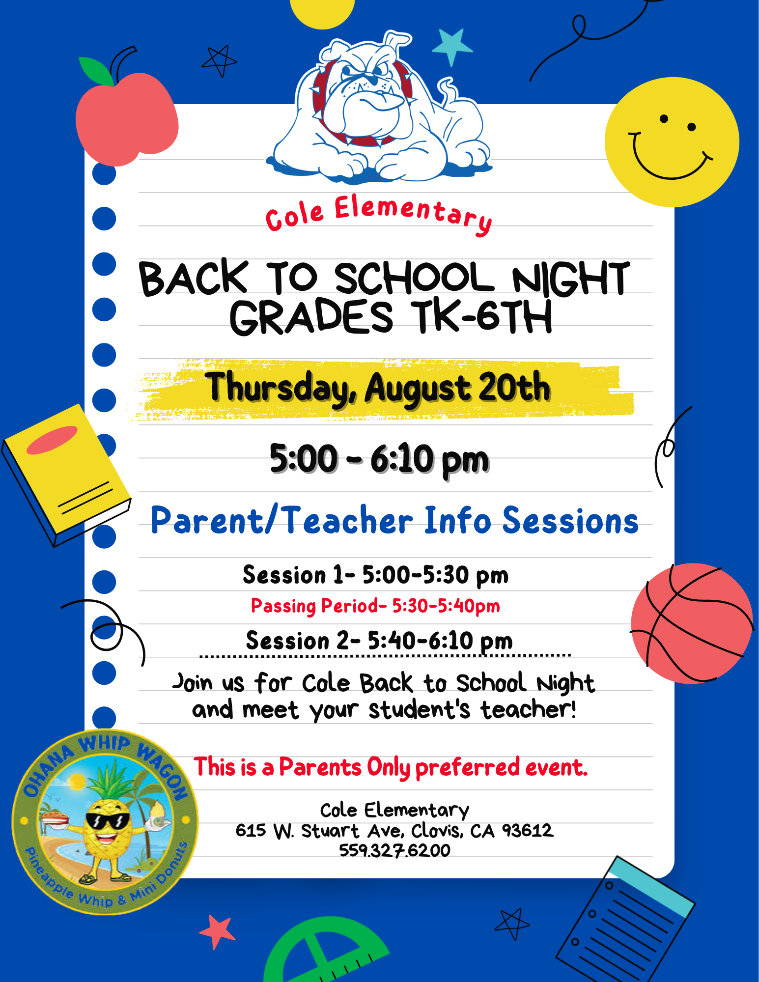 Back to School Night 2026