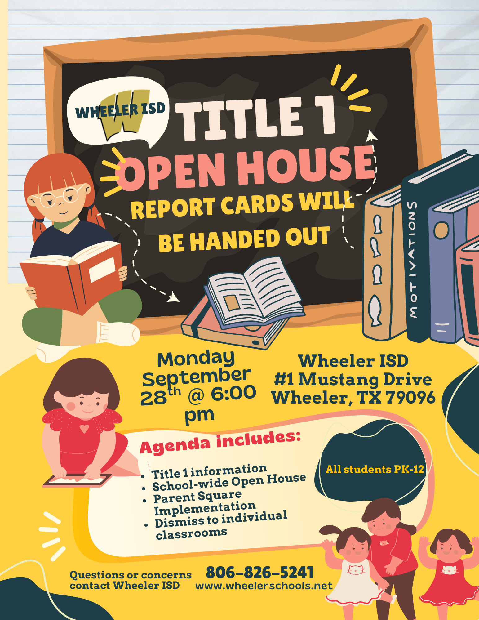 Open House/Title 1 Meeting