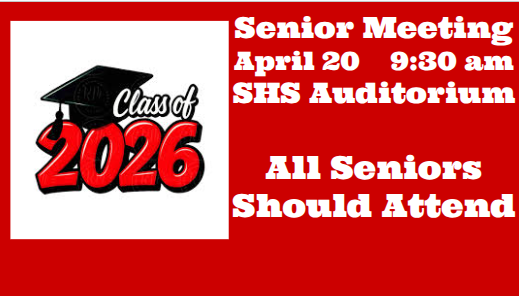 SENIOR MEETING TOMORROW