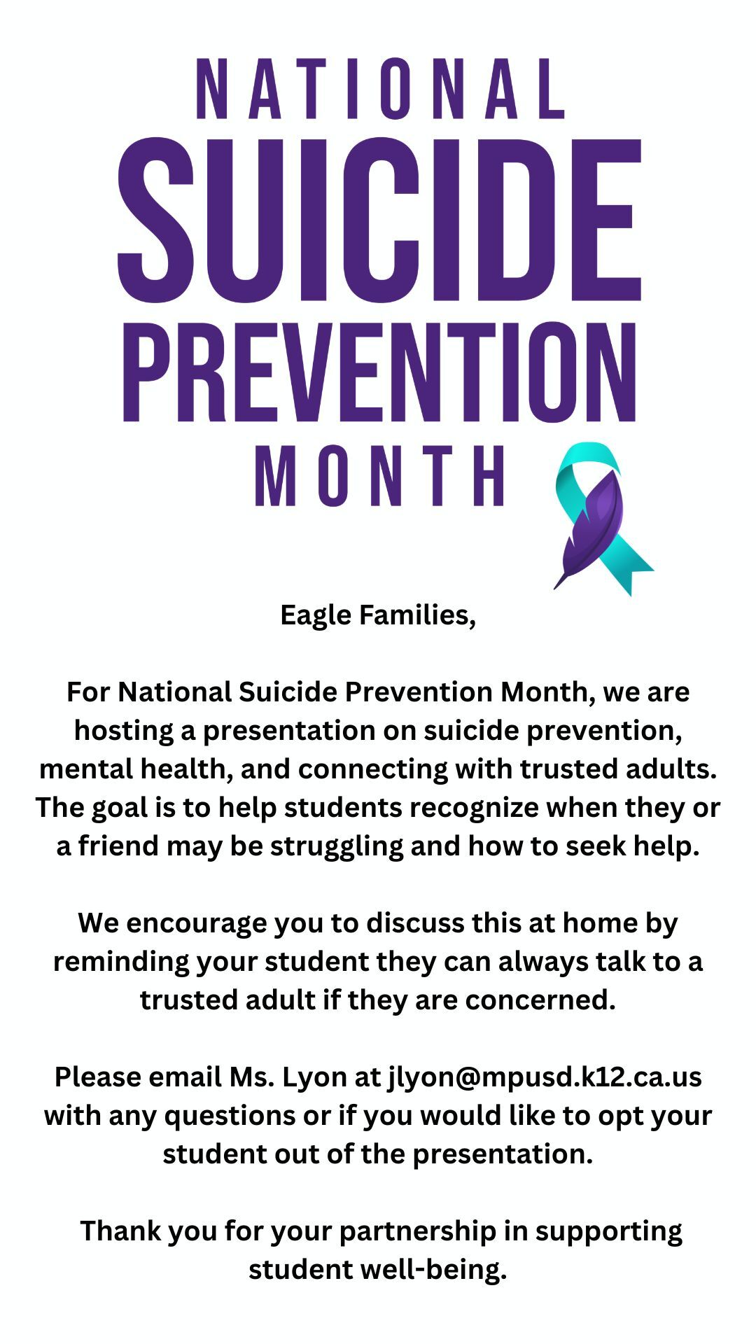 Suicide Prevention Presentations