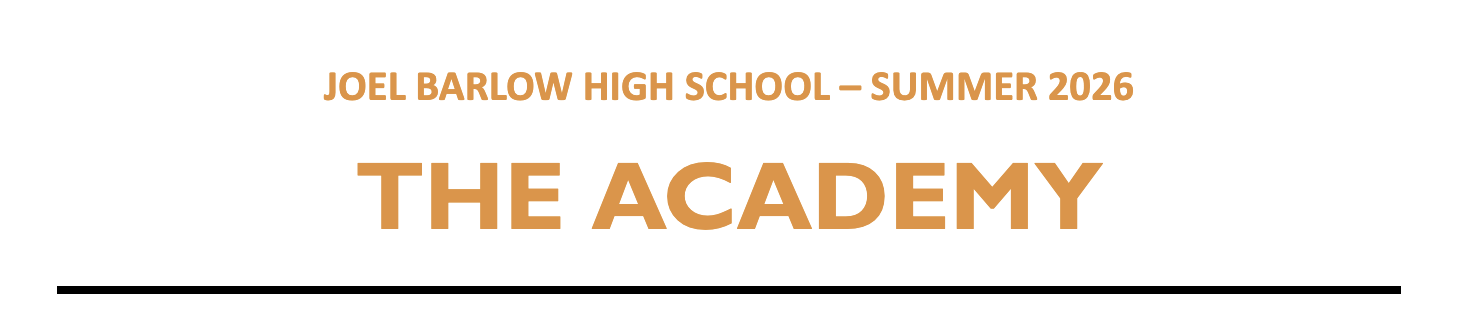 JBHS Summer Academy