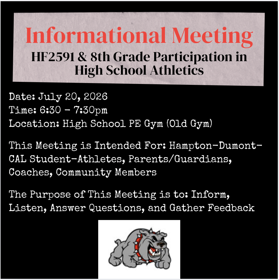 Informational Meeting for Activities