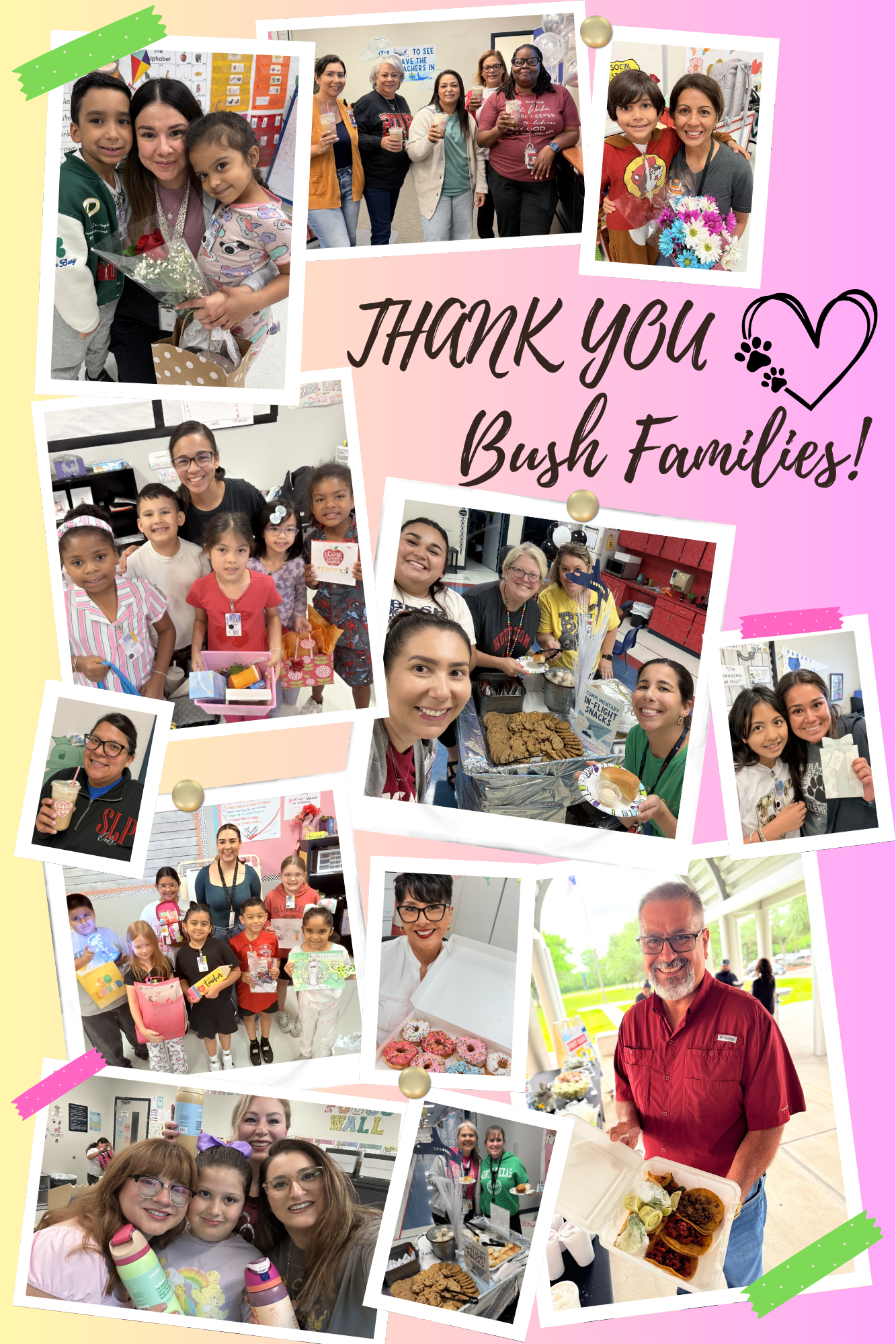 💙 Thank You, Bush Families! 💙