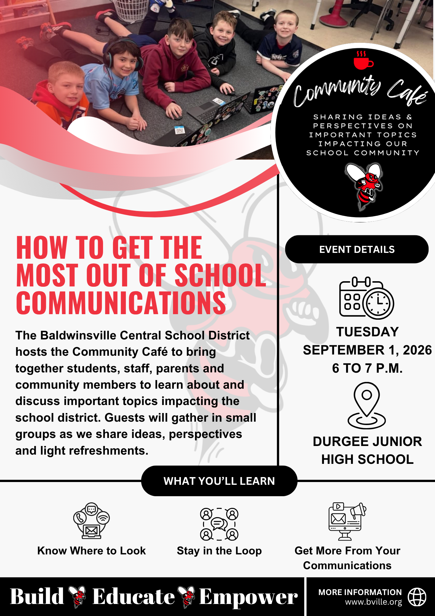 Join Us for the First Community Café of the 2026-2027 School Year