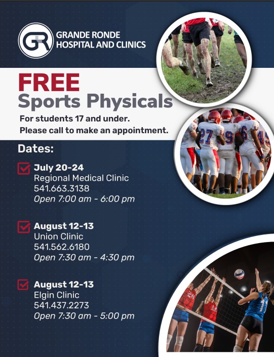 Free Sports Physicals
