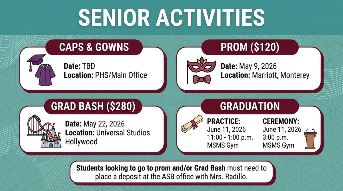 Reminder: Senior Activities 2025